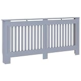 Revestimiento para radiador, color antracita, 172 x 19 x 81,5 cm, de MDF con pintura a base de agua, duradero y respetuoso con el medio ambiente, para salón y pasillo