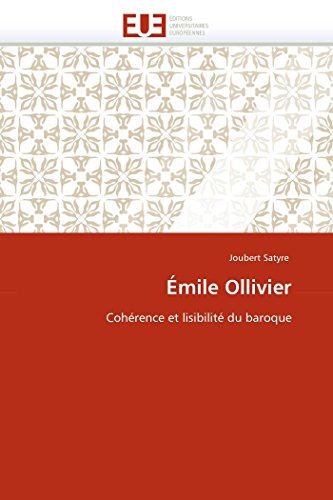 Émile Ollivier [French] 6131544891 Book Cover