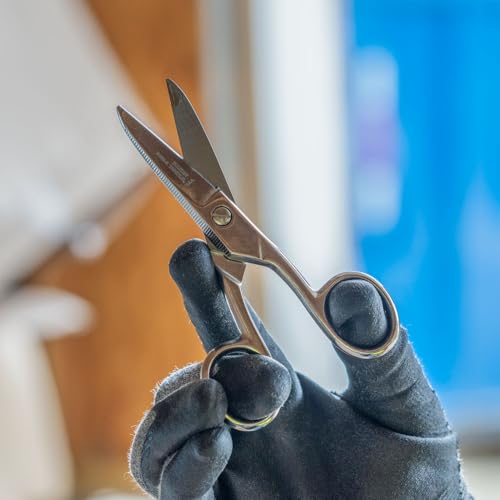 Klein Tools 2100-5 Electrician Scissors, Made in USA, 5.25-Inch Compact Scissors for Heavy-Duty Cutting and Low Voltage Work, Multi-Purpose by KLEIN TOOLS - Image 9
