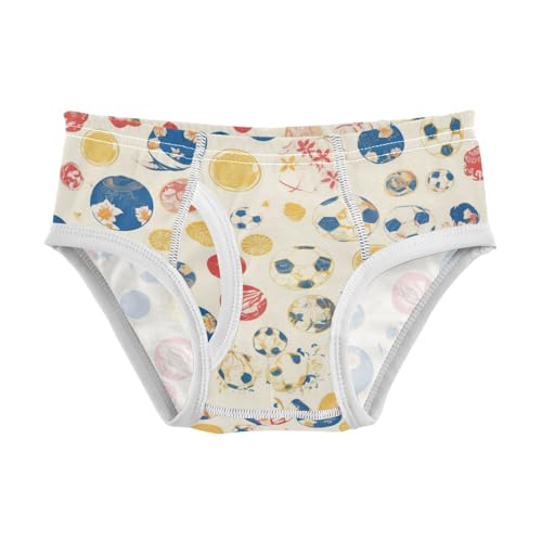 KLL Soccer Ball Pattern Little Boys Soft Athletic Underwear Cute Children Panties