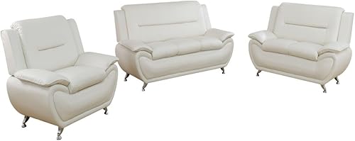 Miniatura 15 de Cómodo sofá moderno de piel sintética para sala de estar pequeña, dormitorio, oficina, apartamento para espacios pequeños (negro y rojo, asiento