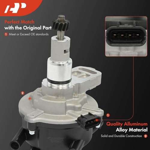 A-Premium Ignition Distributor with Cap and Rotor Compatible with Toyota 4Runner/Pickup 1992-1995, T100 1993-1994, 3.0L by A-Premium - Used condition - Image 7