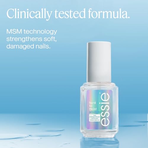 Image of essie nail care, strengthener treatment, vegan, Hard To Resist Advanced, 0.46 fl oz