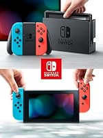 Nintendo Switch-Konsole Neon-Rot/Neon-Blau – Ansicht 5