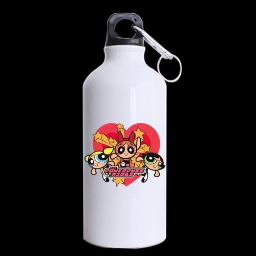 Cartoon Powerpuff Girls Custom Travel Mug Sport Bottle Cup 13.5 OZ Office Home Cup (Printed on two sides)