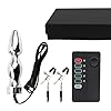 Elektro Shock Analplug zur Elektrostimulation Doppelpoliger Analdildo Nippelklemme Elektrosex Sex Toy Masturbator Perlen Nippel Stimulation Butt Plug Prostata Massage Sexspielzeug für Frauen Männer #5