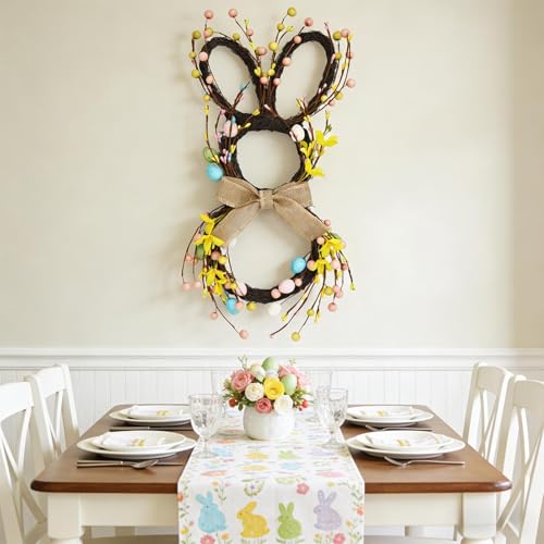 Couronne de Pâques extérieure déco murale maison et cour