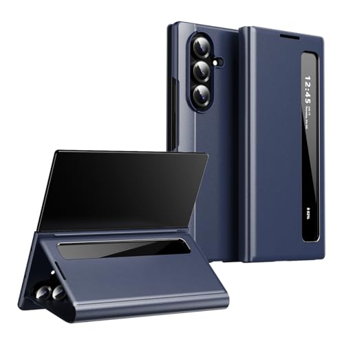For Galaxy Z Fold 8 Ultra�P�[�X �܂肽���݃X�^���h�t���X�}�z�J�o�[�yMYH�z�M�����N�V�[z�t�H�[���h8�E���g�� �ϏՌ� ���h�~ �����h�~ �S�g�ی�J�o�[(�l�C�r�[)