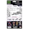 Fascinations Metal Earth Premium Series Marvel Infinity Saga Helicarrier 3D Metal Model Kit Bundle with Tweezers