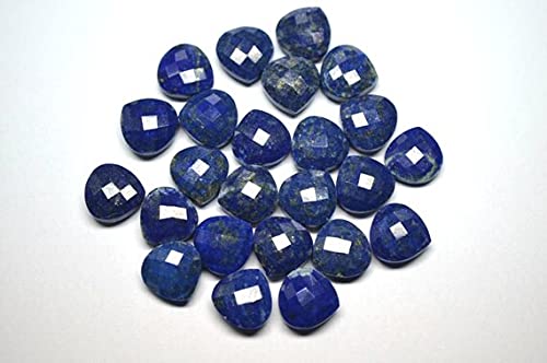 Lapis-lazuli briolette cœur pour créer des boucles d'oreilles