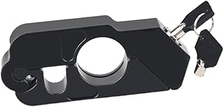 Gogogmee 1Pc Trava De Motocicleta Trava De Disco De Alarme Trava De Acelerador Trava De Trava Anti-Freio Trava De Trava De Guiador Trava De Trava De Motocicleta Trava De Corrente