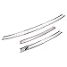 MotorFansClub Rear Bumper Sill Plate Guard Cover Trim fit for Compatible with Benz GLC