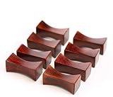 Tea Tanlent Handcrafted Wooden Chopsticks Rest or Dinner Spoon Stand Fork and Knife Holder Home Deco