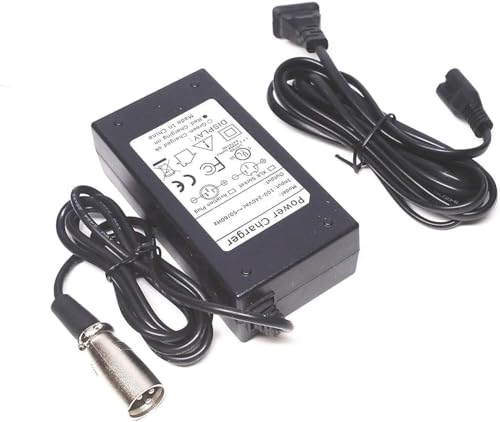 Yustda AC/DC Adapter Replacement for Quickie P-11 P11 Removable 24V Battery Pack Case Power Wheelchair Shoprider Pihsiang SA60-3015U DC29.5V 1500mA 29.5VDC 1.5A Power Supply Charger Cord