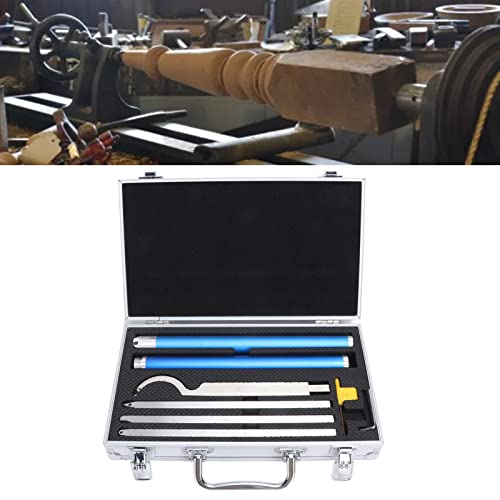 Set de 8 herramientas para torneado de madera con inserto de carburo miniatura 2