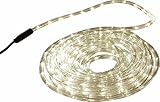 Northpoint LED Lichtschlauch 10m lang 7mm Durchmesser 18W für Innen und Außen 200 LEDs mit Timerfunktion warmweißes Licht