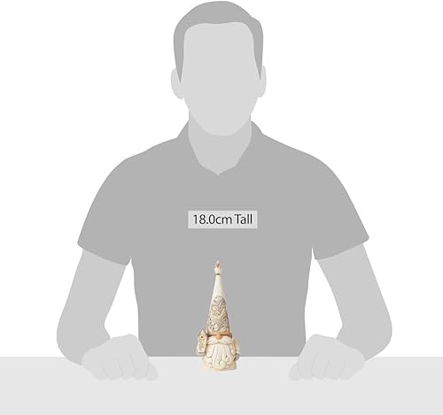 Miniatura 4 de Enesco Jim Shore Heartwood Creek - Figura de gnomo de bosque blanco, 7.08 pulgadas, multicolor