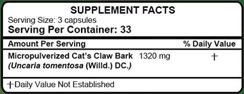 Miniatura 4 de Hanan Uña de Gato Uña de Gato  100 cápsulas  Ayuda naturalmente a apoyar el sistema inmunológico saludable