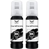 ULTRICS Printer Refill Ink, Universal Bulk Refillable Ink Kit for Refilling Ink Cartridges and CISS Systems Compatible with Epson Canon Brother Dell HP Lexmark Kodak Xerox (Black)
