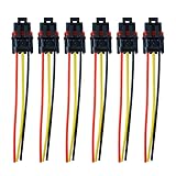 Pulse Bar Connectors Pulse Plug Pigtail Connector Compatible with Polaris 2018 2019 2020 2021 2022 2023 2024 Ranger XP 1000 RZR RS1 Pro General 1000 Wire Accessory Plug Black Yellow Red 6 Pack