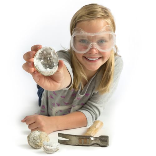 Giochi Preziosi National Geographic - Crystal Science Kit, Discover a hidden treasure, including high quality geodes, safety glasses, exhibitors and educational color guide from 6 years - Image 5