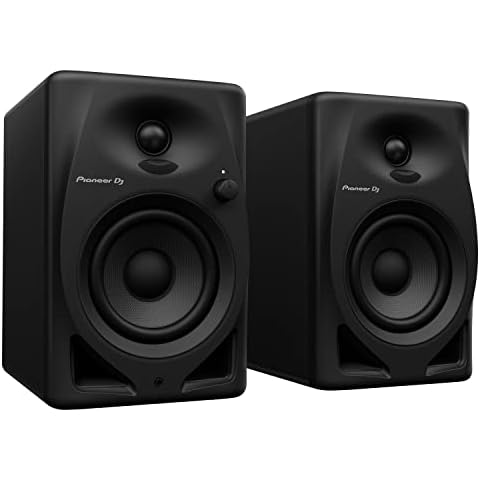 Pioneer DJ DM-40D 4-inch Desktop Active Monitor Speaker - Black Cover