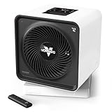 Vornado Velocity CUBE 5 OSC Whole Room Space Heater with 70º Oscillation, Remote Control, Vortex Heat Circulation, LED Touch Controls, 1-12 Hour Timer, Advanced Safety, Auto-Climate Control, White