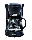 RaydanHome 26008 26008-Cafetera de Goteo Jarra 4/6 Tazas, 600 W, Negro