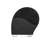 Senders Sonic Facial Brush for Him,Face Brush for Men,Silicon Vibrating Waterproof Cleansing System,Facial Cleaner and Masager (Black)