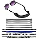 Senhai 4 Stück Wasserdicht Sonnenbrille Strap mit Schwimmen Tauchen Schwimmend Neopren-Material und 4 Stck Sicherheit Sonnenbrillenbänder, Soft Eyewear Retainers für Sport, Lesen