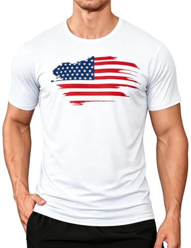 Image of APTRO Men's Workout Shirts Quick Dry Athletic Gym T-Shirts - Moisture Wicking Short Sleeve Performance Running Tees for Men