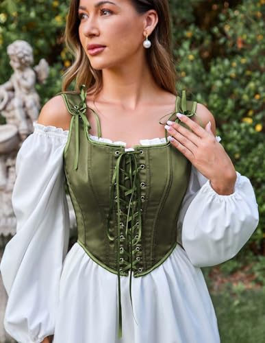 Image of Scarlet Darkness Women Renaissance Corset Pirate Bustier Top Bodice Bodyshaper