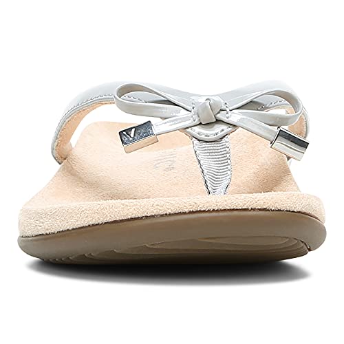 Image of Vionic Women's Rest Bella Toe Post Sandal- Supportive Ladies Orthotic Sandals that include Three Zone Comfort with Arch Support- Flip Flop for Ladies, Medium and Wide Width Size 5-12