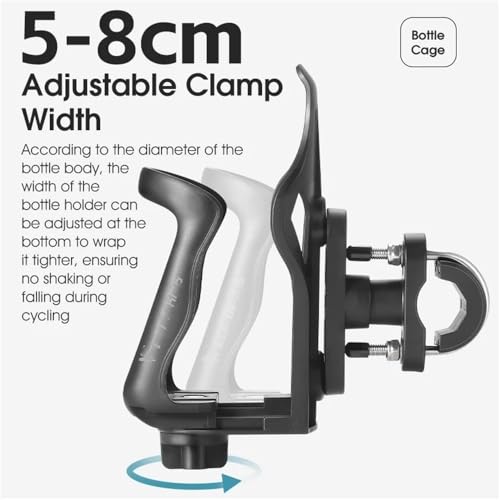 Porte-boissons universel moto léger réglable pour guidon de deux-roues