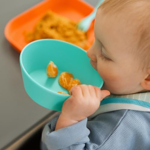 Nuby Good Square Meal Toddler Weaning Bowls - Durable, Multicolour - Image 4