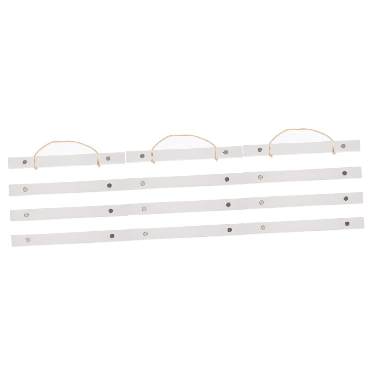 Porte-affiche magnétique en pin blanc Lurrose, cadre de 3 pièces pour toiles