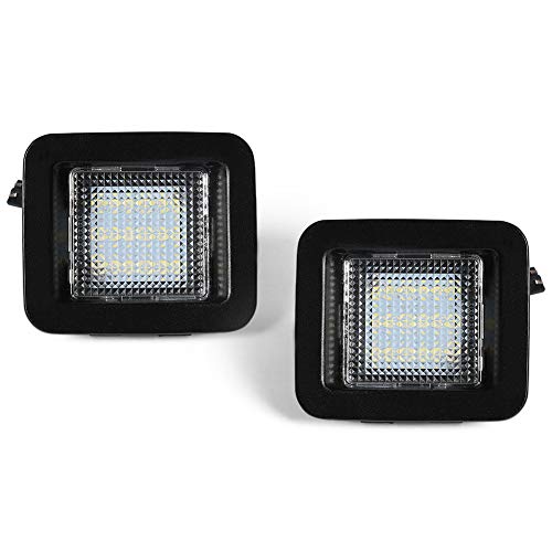 OTnhaee Error Free LED License Plate Light Compatible with Ford F150 Raptor Pickup Truck 2015 - 2018 Number Plate Lamp Clear Lens