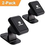 Metrans Direct Compatible Phone Car Mount Replacement for iOS Devices and Other Smartphones [2-Pack] Dashboard/Windshield Magnetic Car Phone Holder