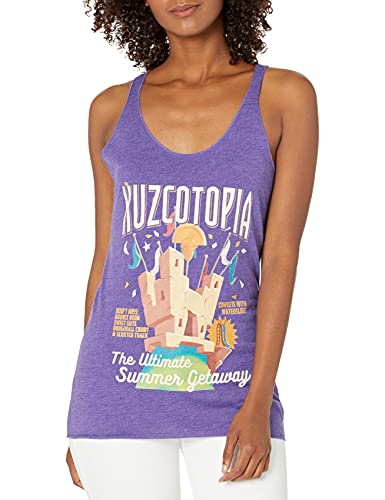 T-shirt sans manche Disney Kuzcotopia violet - Débardeur femme léger taille L