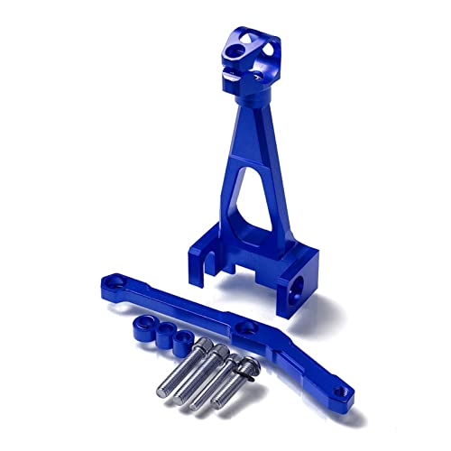 Amortisseur de direction : support en aluminium anodisé bleu pour MT-09 FZ-09
