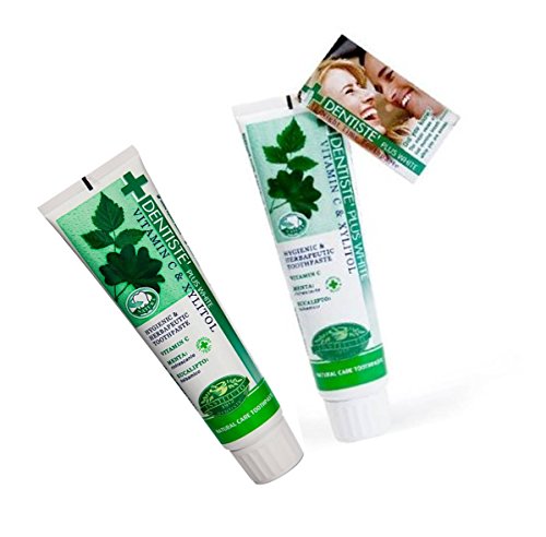 Dentiste 2X160 G. New Plus White Vitamin C & Xyitol Gum Toothpaste Made In Thailand #TOP1