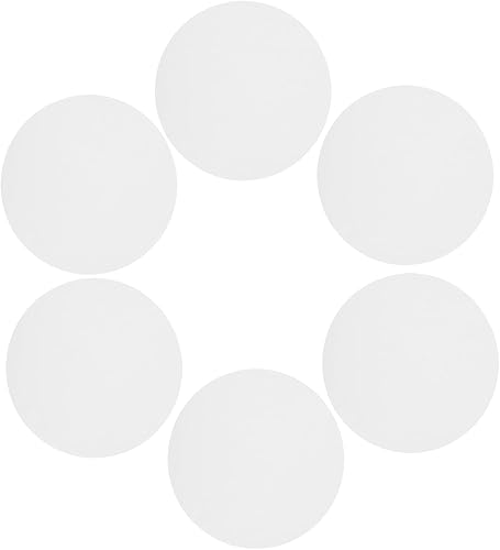 Miniatura 2 de 6 piezas de 7.9 in de lienzo redondo tablero de dibujo de arte tablero de pintura artística de forma redonda tablero de lienzo de pintura al óleo