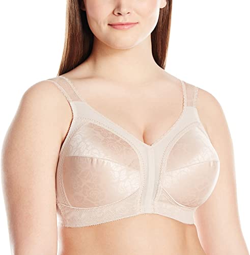 Image of Playtex Women's Wireless Bra, 18 Hour Plus-Size Bras Available, Full Coverage, Smoothing, 4693, Single or 2-Pack