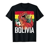 Dinosaurio T Rex de fútbol Bolivia para hombres, mujeres y niños.