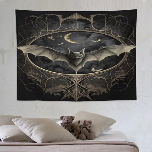 Chauve souris tapisserie murale suspendue 3D PAZZK 150x200cm pour décoration