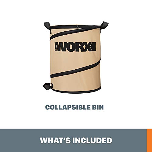Worx WA0030 Landscaping 26-Gallon Spring Bucket Yard Bag