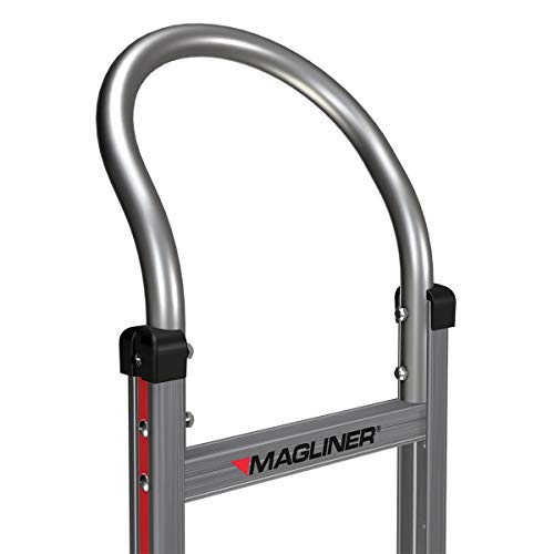 Magliner Hmk111Aa1 Aluminum Hand Truck, 500 Lb Capacity & 301019 24" Aluminum Folding Nose Extension, 300 Lb Capacity, 27" Length, 3" Height, 13" Width #TOP3
