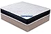Imperial Confort Stockholm 24 Viscoelástico, Poliéster, Blanco, Cama 150/170 (King), 120x190