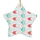 Matériau en céramique de qualité supérieure : chaque décoration est fabriquée à partir de céramique blanche de qualité supérieure, promettant une durabilité, une longévité et une sensation de qualité supérieure qui ajoute une touche élégante à vos décorations de vacances.