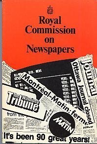 Paperback Royal Commission on Newspapers Book